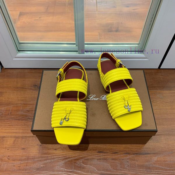 Loro Pian * Prightly Charms series slippersMaterial and fabric: Original cowhide, leather li7st7mcwd - Image 5
