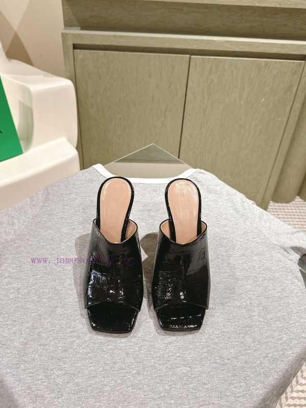 | ²⁰²4 ??  ?? BV Knot series metal heel slippers with high heels~Original version and 8.5 1:k77554iy