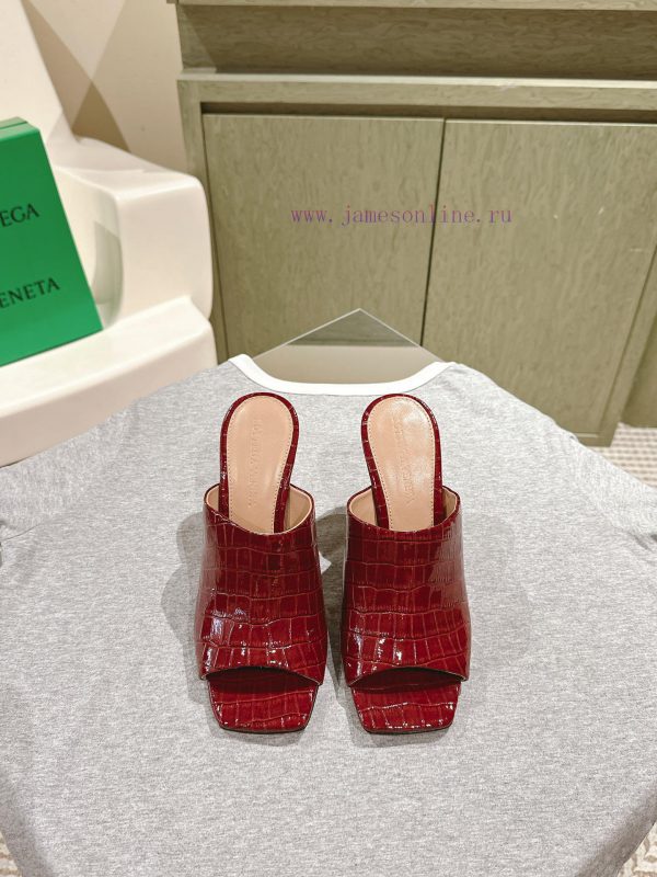 | ²⁰²4 ??  ?? BV Knot series metal heel slippers with high heels~Original version and 8.5 1:624zf8i2
