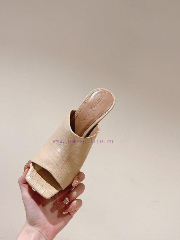 | ²⁰²4 ??  ?? BV Knot series metal heel slippers with high heels~Original version and 8.5 1:40m67yb5 - Image 10