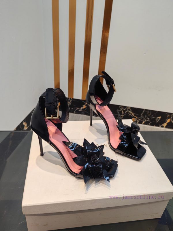 Out, Balmain 2024 Spring/Summer Fashion Show Center Control High Heel SandalsBrand Balmain ?ltrdwh4f - Image 3