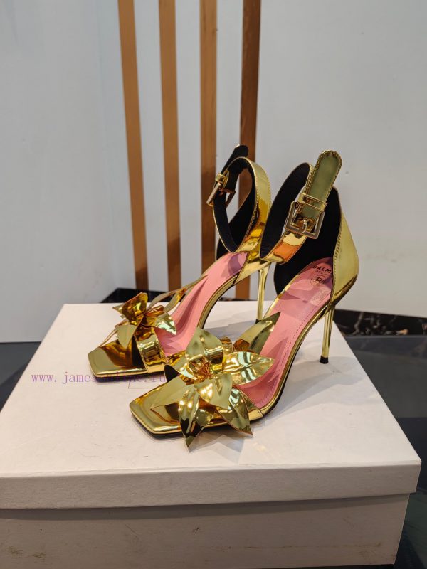 Out, Balmain 2024 Spring/Summer Fashion Show Center Control High Heel SandalsBrand Balmain ?fpqzl0ai - Image 4