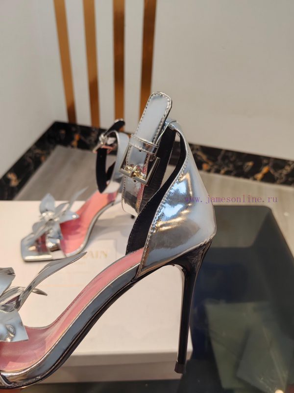 Out, Balmain 2024 Spring/Summer Fashion Show Center Control High Heel SandalsBrand Balmain ?5clcjen6 - Image 6
