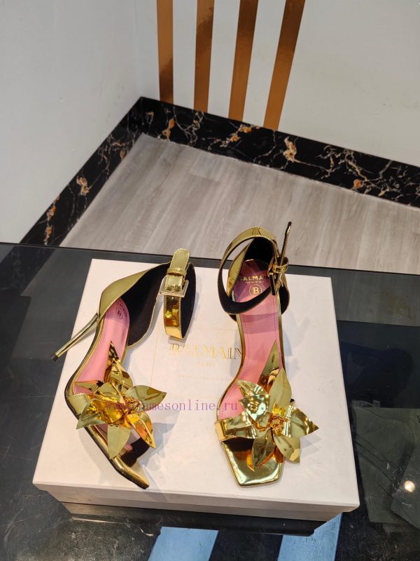 Out, Balmain 2024 Spring/Summer Fashion Show Center Control High Heel SandalsBrand Balmain ?fpqzl0ai - Image 8
