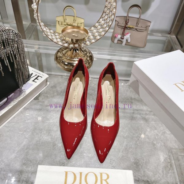 //Dior pointed high-heeled single shoesDior 2024 Summer New Marie Jean Exquisite High Heels dtauyvyl
