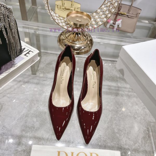 //Dior pointed high-heeled single shoesDior 2024 Summer New Marie Jean Exquisite High Heels uhmno2lr