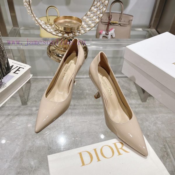 //Dior pointed high-heeled single shoesDior 2024 Summer New Marie Jean Exquisite High Heels zv61kqly - Image 3