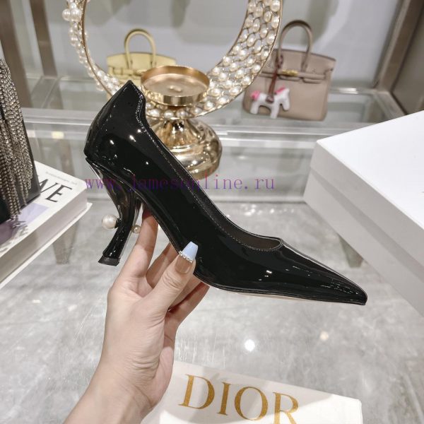 //Dior pointed high-heeled single shoesDior 2024 Summer New Marie Jean Exquisite High Heels lybx3l8z - Image 6