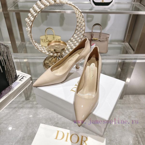 //Dior pointed high-heeled single shoesDior 2024 Summer New Marie Jean Exquisite High Heels zv61kqly - Image 6
