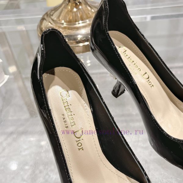 //Dior pointed high-heeled single shoesDior 2024 Summer New Marie Jean Exquisite High Heels lybx3l8z - Image 9