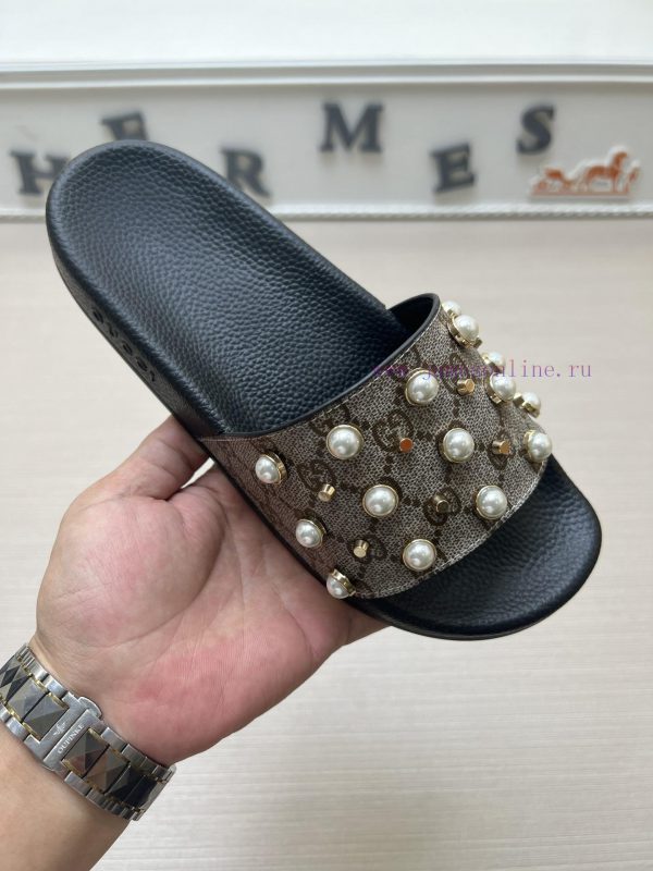 'Classic Gucci men's and women's one-piece slippers, Gucci, original 1.1 custom-made, super iz6yhgo4