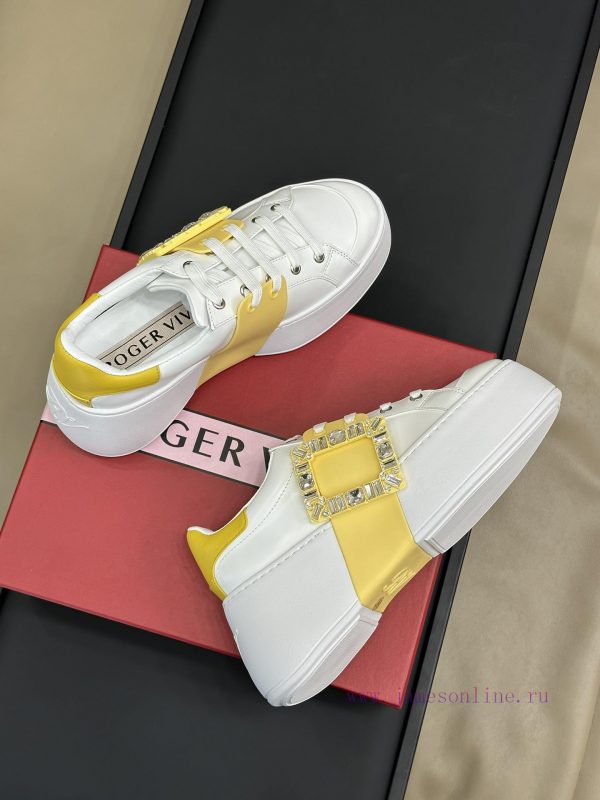 roger vivier ss24 new arrival-～The latest Viv's Skate diamond buckle thick soled casual shoe2vnmo3lu - Image 5