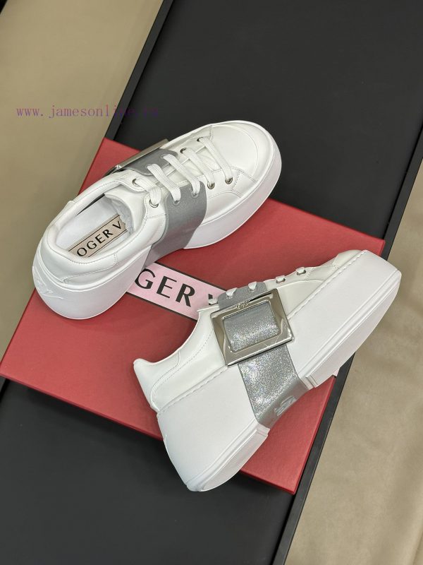roger vivier ss24 new arrival-～The latest Viv's Skate diamond buckle thick soled casual shoekxqw3xn7 - Image 5