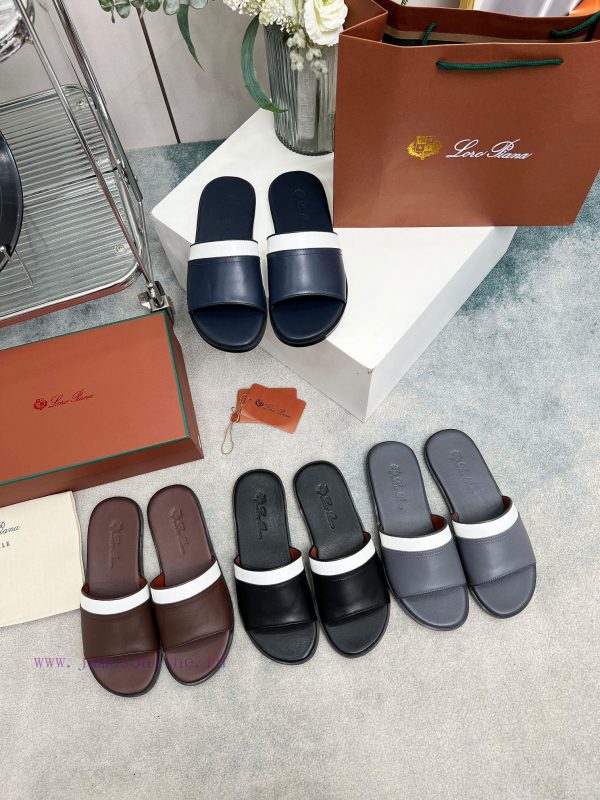 Lp male drag on newOriginal calf leather color blockingSizes 39-46Quantity and pricecs4s14x8 - Image 2