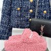 Balenciaga | Balenciaga 24S New Product Letter Embroidered Thai Thick Bottom Di Hairy Slippe4sc8pkhs