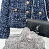 Balenciaga | Balenciaga 24S New Product Letter Embroidered Thai Thick Bottom Di Hairy Slippeqm4rz0ak