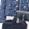 Balenciaga | Balenciaga 24S New Product Letter Embroidered Thai Thick Bottom Di Hairy Slippe50pwwfjn