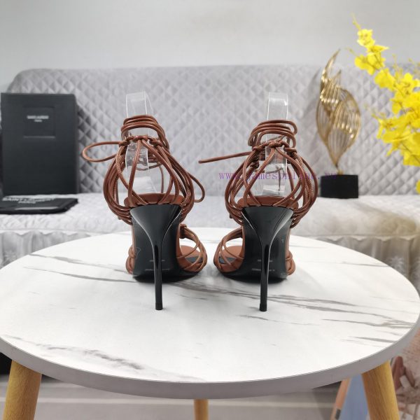 New Release - YSL Top Level2024 new strap high-heeled sandalsPerfect attention to detailFootqvci43s1 - Image 4