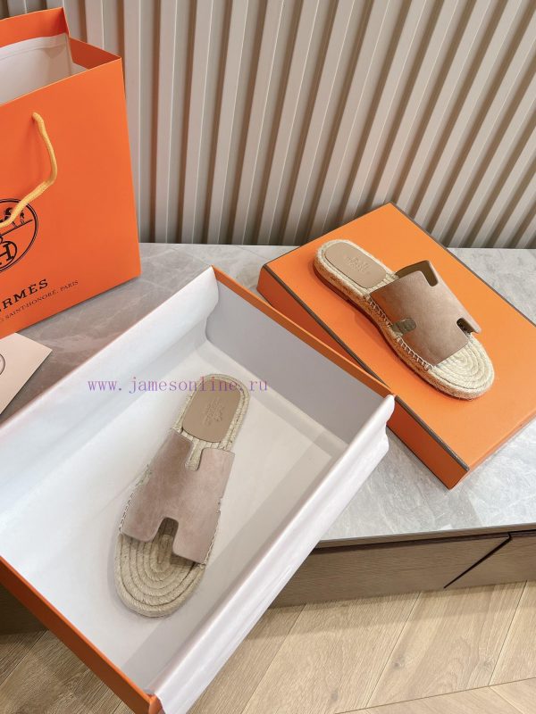 Top tierAima H Home 2024 Antigua Grass Weaving Slippers - Made of genuine leather with a larkh37oipd - Image 3