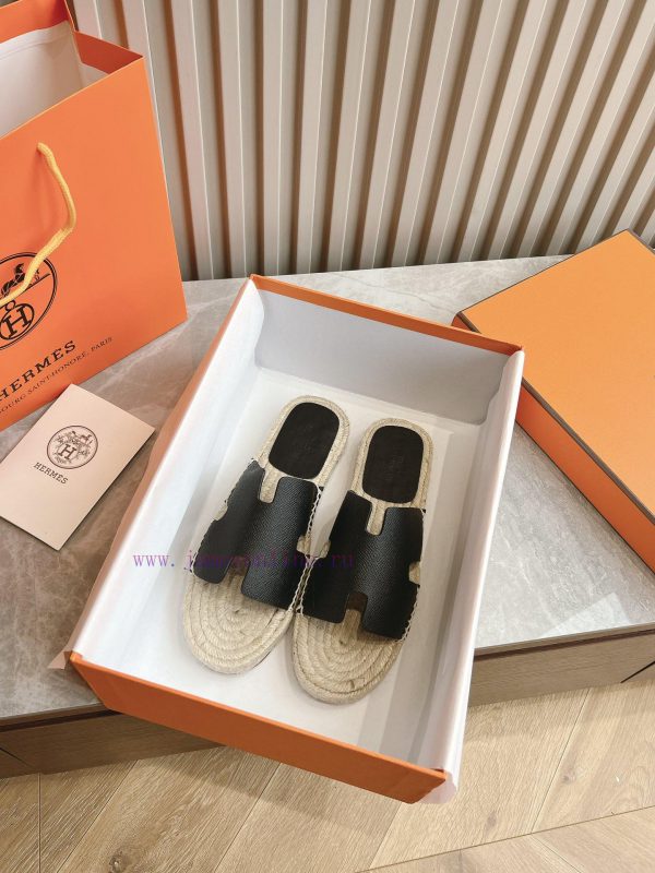 Top tierAima H Home 2024 Antigua Grass Weaving Slippers - Made of genuine leather with a laryg0fsh4q