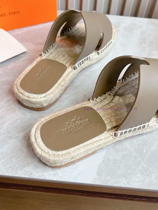 Top tierAima H Home 2024 Antigua Grass Weaving Slippers - Made of genuine leather with a lara26tetxc - Image 8
