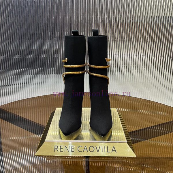 R ᴇɴᴇ C ᴀᴏᴠ ɪʟʟᴀ | 2024 snake shaped autumn and winter bestseller CLEO sock boots high heels4s1g83sj