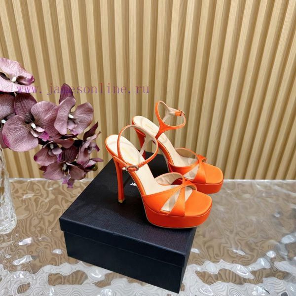 New YSL Saint Laurent - SS2024 Summer Fish Mouth High Heels New Fashion High Heels Sandals——l06i00ta