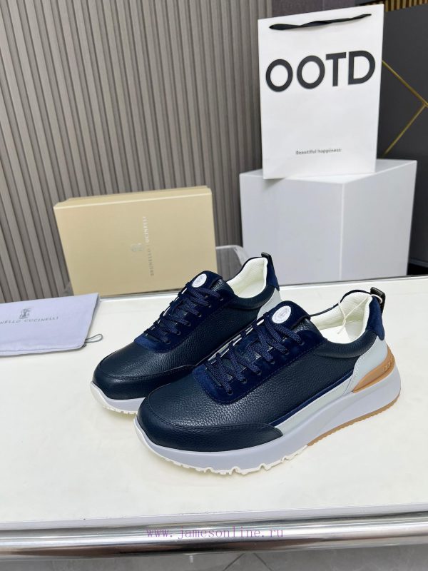 BrunelloCucinelli ? Top Four Seasons Classic Casual Men's Sports Shoes Newly Revised and Upg3nuasgmu - Image 5