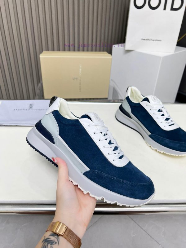 BrunelloCucinelli ? Top Four Seasons Classic Casual Men's Sports Shoes Newly Revised and Upggwafq10j - Image 4