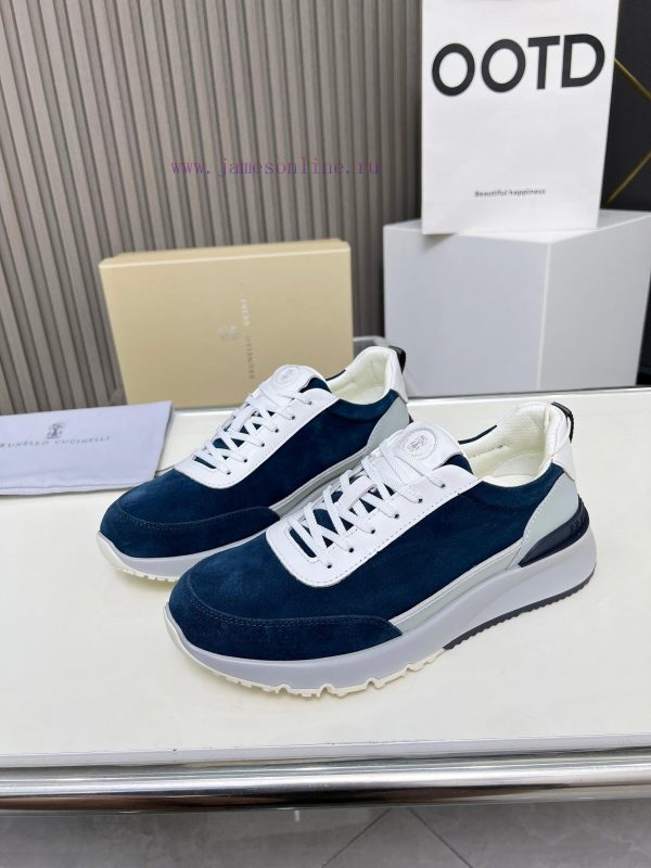 BrunelloCucinelli ? Top Four Seasons Classic Casual Men's Sports Shoes Newly Revised and Upggwafq10j - Image 6
