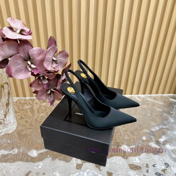 New YSL Saint Laurent - SS2024 Summer Fish Mouth High Heels New Fashion High Heels Sandals——n6uqvmbb