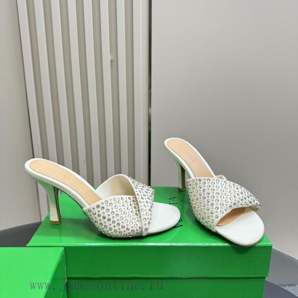 Bottega Venet* The latest and most classic woven high-heeled sandals, ins&Xiaohongshu, are wuo58kq4s - Image 4
