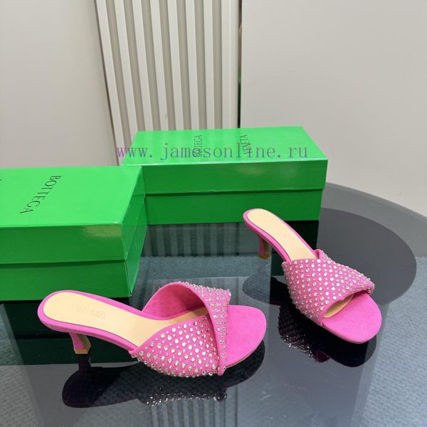 Bottega Venet* The latest and most classic woven high-heeled sandals, ins&Xiaohongshu, are wxfb382lc - Image 6