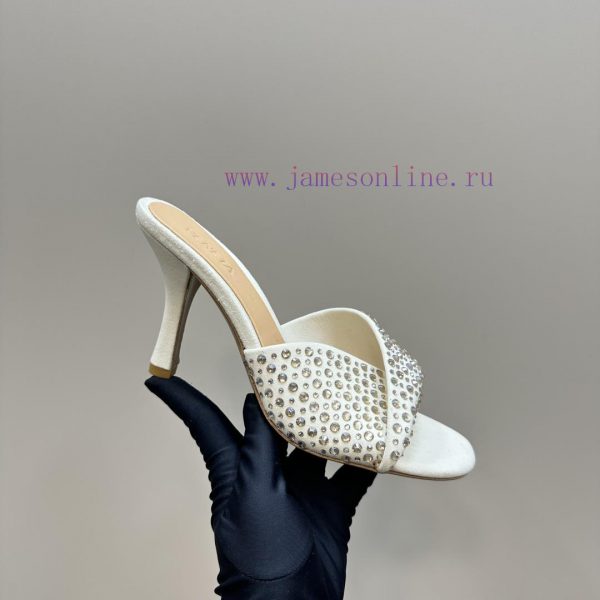 Bottega Venet* The latest and most classic woven high-heeled sandals, ins&Xiaohongshu, are wuo58kq4s - Image 8