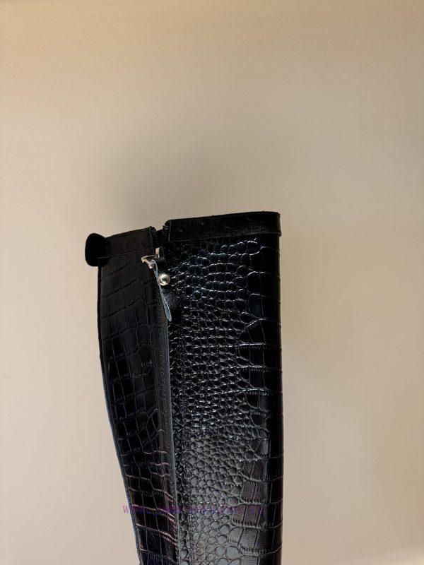 2024 Balenciaga Long Boots Metal LE Cagloe Motorcycle BootsBalenciaga Liuding pointed side r220fgdl - Image 6