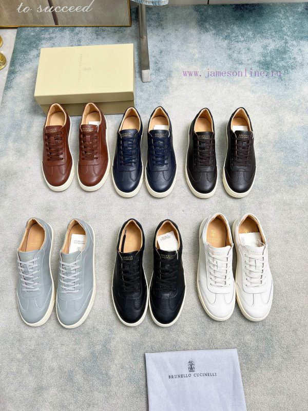 BrunelloCucinelli ? Top Four Seasons Classic Lace Skateboarding Shoes Casual ShoesPrecious i4c7g0xbt