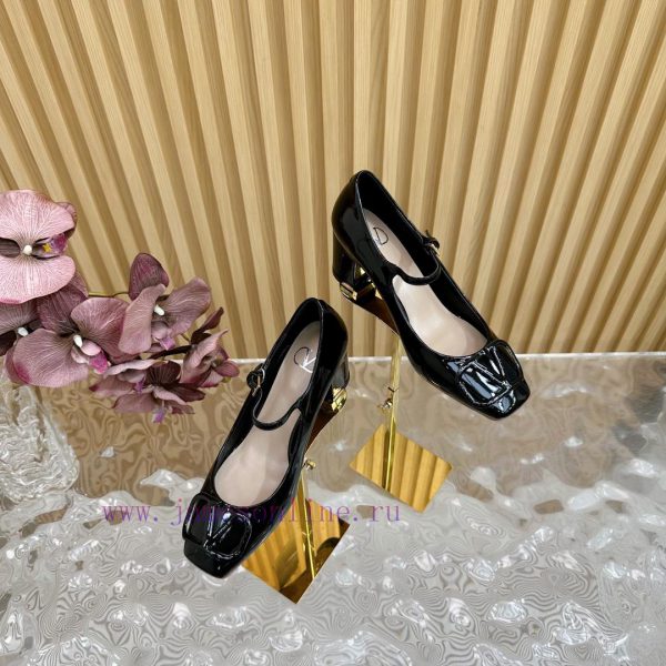 -- New Warren——————2024 Top Quality Valentino Coarse Heel Mary Jane Single Shoes with Exquisx9t0cimd - Image 4