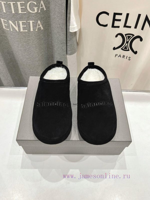 BALENCIAGA * Balenciaga 24ss Autumn/Winter New Wool Slippers Snow BootsOne of the must-have 3h1qui5m