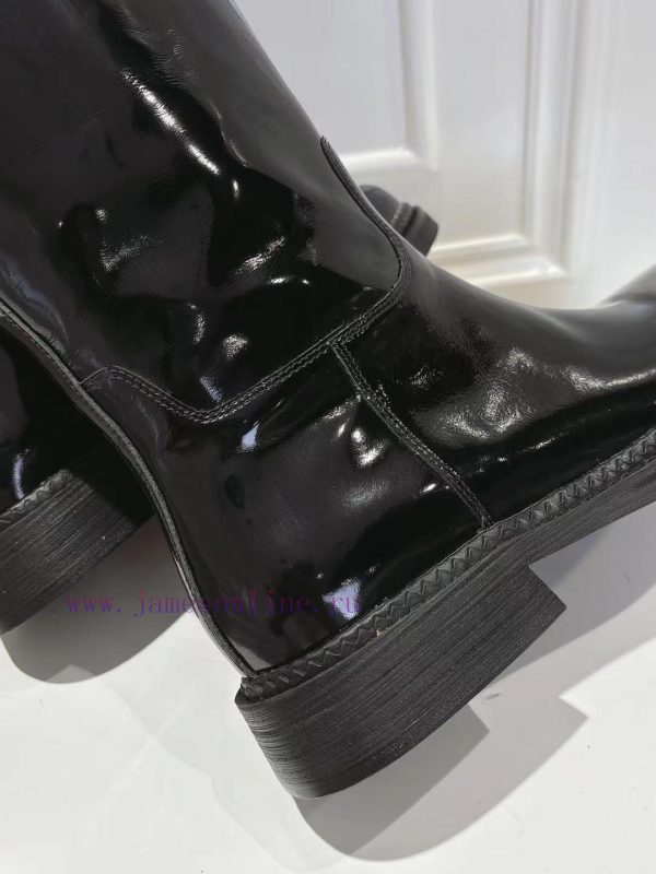 DG new 15 inch boots, made of avocado leather, with leather lining inside, sizes 35-41g3zxo8sh - Image 9