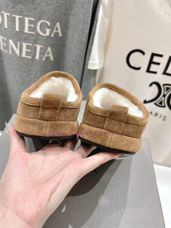 BALENCIAGA * Balenciaga 24ss Autumn/Winter New Wool Slippers Snow BootsOne of the must-have qptnae4t - Image 9