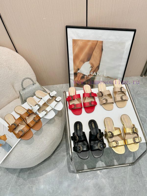 Chloe new style, cowhide fabric, sheepskin lining, sizes 35-43, leather sole plus 307kda8pe0