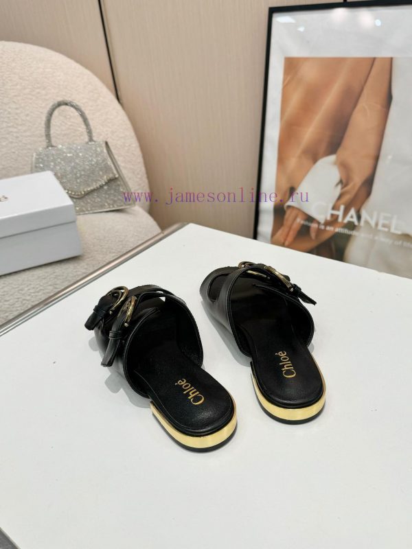 Chloe new style, cowhide fabric, sheepskin lining, sizes 35-43, leather sole plus 307kda8pe0 - Image 7