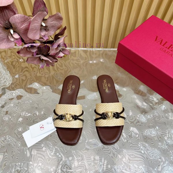 -- New Warren——————2024 Top Quality Valentino Woven Slippers with Exquisite Texture ️ Very e9zjj80zz - Image 5