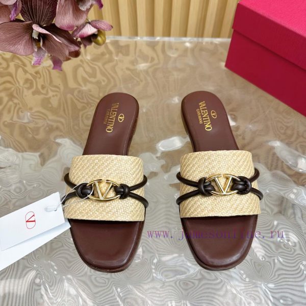 -- New Warren——————2024 Top Quality Valentino Woven Slippers with Exquisite Texture ️ Very e9zjj80zz - Image 6