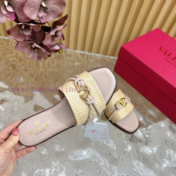 -- New Warren——————2024 Top Quality Valentino Woven Slippers with Exquisite Texture ️ Very e0krews9d - Image 8