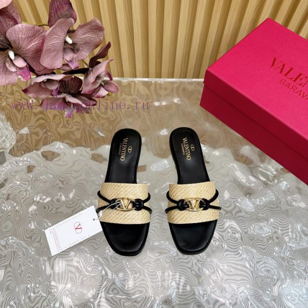 -- New Warren——————2024 Top Quality Valentino Woven Slippers with Exquisite Texture ️ Very e3d5tlw5p - Image 5