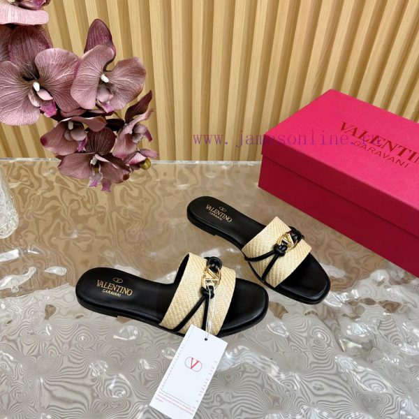 -- New Warren——————2024 Top Quality Valentino Woven Slippers with Exquisite Texture ️ Very e3d5tlw5p - Image 8