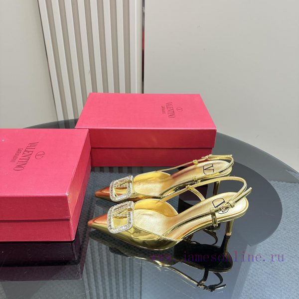 ????????? Warren rhinestone V-button sandals, the latest series from V Home, can be said to s6mn0whn