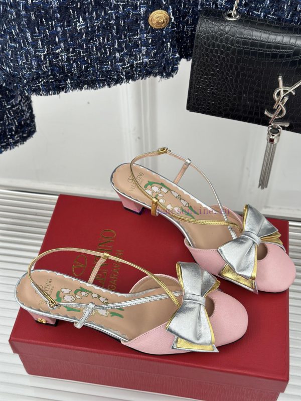 Valentino/Valentino 25ss Early SpringNew Butterfly Knot SandalsHighly recognizable personal oo642k2m - Image 4