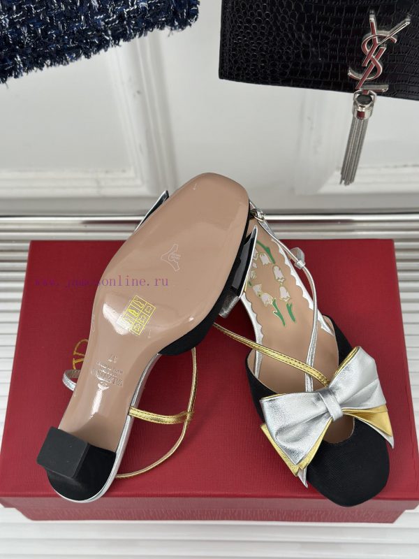 Valentino/Valentino 25ss Early SpringNew Butterfly Knot SandalsHighly recognizable personal 9osc9lo1 - Image 10